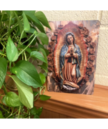 Our Lady of Guadalupe 2D Image set on Aluminum, New  #ALM-08-R2 - $346.88 MXN