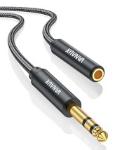 1/4 Inch Extension Cable, 6.35Mm 1/4&quot; Trs Male To Female Headphone, 3.3F... - £32.34 GBP