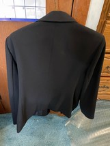 Women&#39;s Jones Studio Separates Black Blazer Two Button Jacket Size 16 Polyester - £19.46 GBP