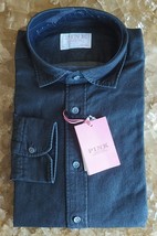 Thomas Pink Casual Indigo Twill Shirt Free Worldwide Shipping T/5 - $74.25