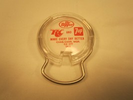 Vintage Plastic Dr Pepper RC &amp; 7up KEY RING  [Y113A2] - £4.67 GBP