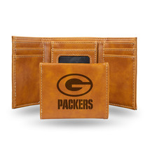 Green Bay Packers Wallet Trifold Laser Engraved - $55.49