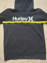 Hurley Hoodie Sweatshirt Kids Youth Black Pullover Big Logo Graphic Cotton Large - £11.17 GBP