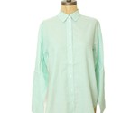 Everlane Mint Green And White Striped Cotton The Relaxed Oxford Shirt Si... - £22.55 GBP