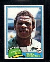 1981 Topps #261 Rickey Henderson Exmt Athletics Hof *X113555 - $12.99