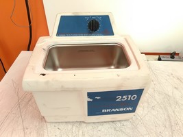 Defective Bransonic 2510R-MT Ultrasonic Cleaner Bath No Lid AS-IS - $2,202.42 MXN