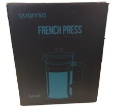 QUQIYSO French Press Coffee Maker 34 ounces - £9.27 GBP