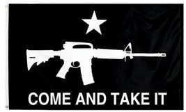 Liberty Or Death Come Take It Flag Black &amp; White 3x5FT 2nd Amendment - £3.90 GBP