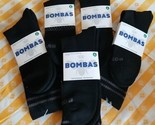 NEW Bombas Black Crew Calf Socks Adult Size XL Lot of 5 Unisex - £23.23 GBP