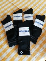 NEW Bombas Black Crew Calf Socks Adult Size XL Lot of 5 Unisex - £23.26 GBP