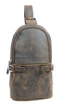 Vagarant Traveler Cowhide Leather Chest Pack Travel Companion LK08.VD - £86.33 GBP