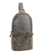 Vagarant Traveler Cowhide Leather Chest Pack Travel Companion LK08.VD - £84.75 GBP
