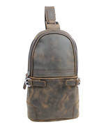 Vagarant Traveler Cowhide Leather Chest Pack Travel Companion LK08.VD - £81.15 GBP