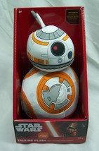 Disney Star Wars Talking BB-8 Droid Robot 8&quot; Plush Stuffed Animal Toy BB8 New - £15.87 GBP