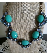 Semi-Precious Stone &amp;  Beaded Necklace ~ 22&quot; Long ~ Multi Colored ~ New ... - £17.71 GBP