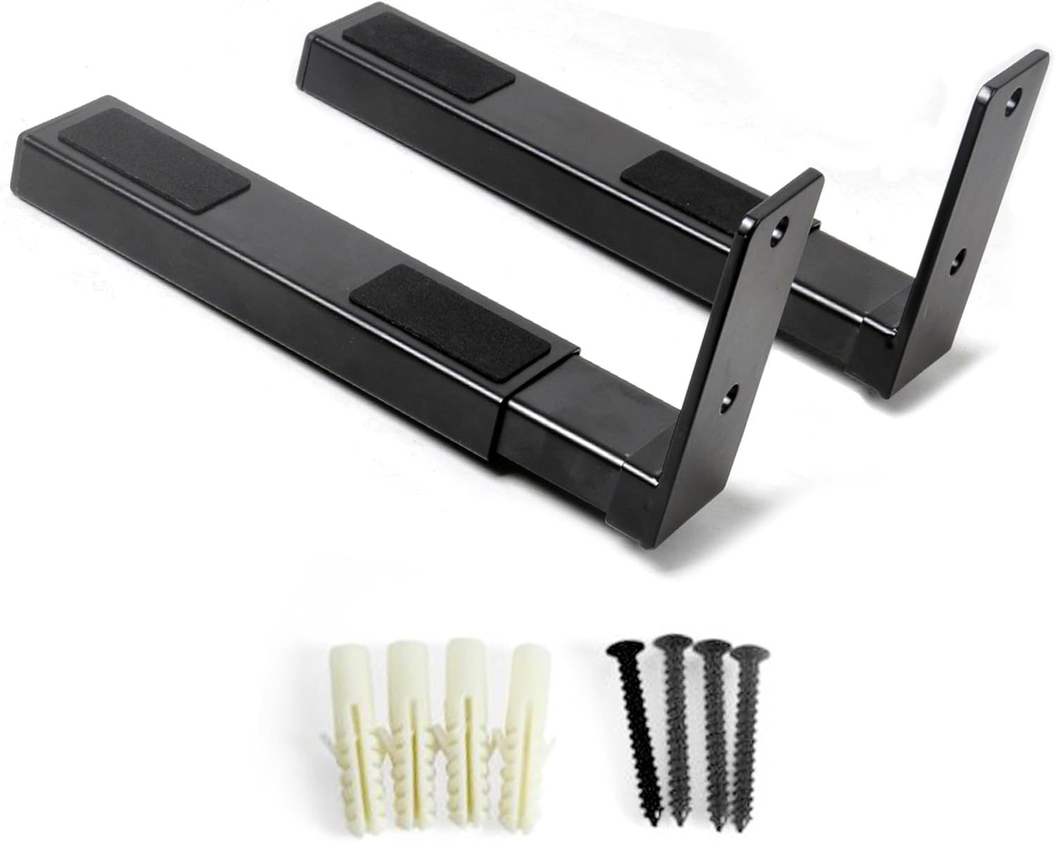 Pyle Wall Mount Speakers: A Set Of Two Speaker Stands, A, Black (Pstndw17). - $35.94