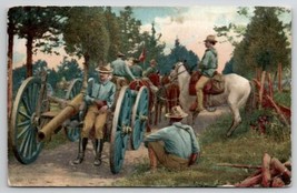 Military Soldiers Horses Canons  Postcard K21 - £6.21 GBP