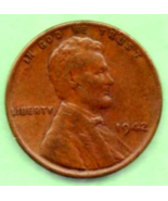 1942 Lincoln Wheat Penny- Circulated - £6.27 GBP