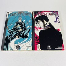 Demon Diary Manga Lot Volume 1-2 Book English Tokyopop One First Printing Anime - £10.26 GBP