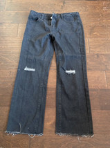 Shein Girls Black Boyfriend Jeans  sz 11-12 Yrs New - £10.27 GBP