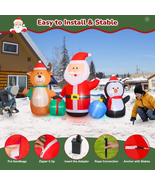 7Ft Christmas Inflatable Santa Claus Decor With LED Lights Holiday Outdo... - $67.72+