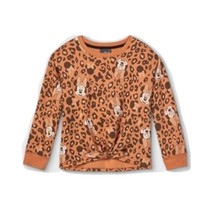 Minnie mouse girls Leopard pull over sweatshirt sizes XXL of XXL plus - $15.39