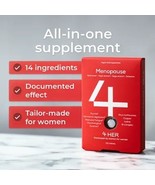 Menopause vegan 60 tablets red clover, hops extract, sage extract, selen... - $933.67 MXN