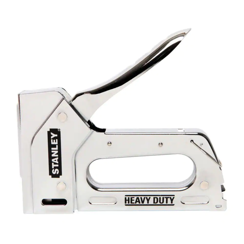 Stanley TR110 Heavy Duty Steel Staple Gun, Squeeze Trigger uses TRA700 and T-50 - $17.23