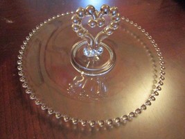 Compatible with Vintage Compatible with Imperial CANDLEWICK Glass Cake Platter T - £58.25 GBP