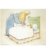 Beatrix Potter Mother Rabbit Puts Peter to Bed 8 x 10 Wall Art Print Poster - $20.55 CAD