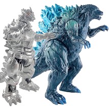 Set Of 2 Mecha Godzilla Earth Mechagodzilla Kiryu Toys, Kaiju Universe Action Fi - £41.66 GBP