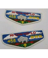 LOT OF 2 Hi Cha Ko Lo Lodge 458 Flap Order Of The Arrow Patches - €7,78 EUR