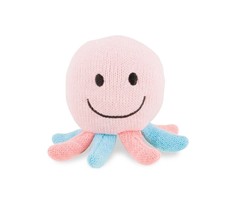 Sea Creatures - Octopus Rattle Soft Fabric Baby Toy Washable - Rich Frog - £4.70 GBP