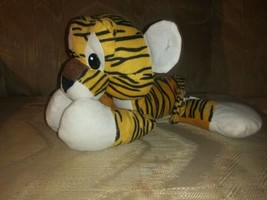 Rinco Tiger Plush 10&quot; Big Cat Striped Stuffed Animal Ages 5+ PF-WILD2 Made In... - £11.10 GBP