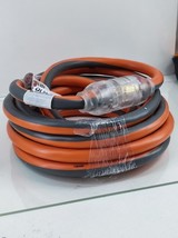 RIDGID 25 ft Heavy Duty Indoor/Outdoor Generator Extension Cord w/ Lighted End - £41.81 GBP