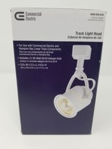 Commercial Electric Track Light Head White Finish 1000 038 625 New - $19.95