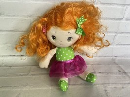 Aurora Cutie Curls Abby Plush Stuffed Toy Girl Doll - £23.46 GBP