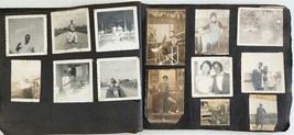 antique AFRICAN AMERICAN family PHOTO ALBUM w MILITARY hayes turner vaug... - $292.05