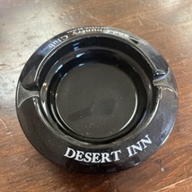 Desert Inn and Country Club Las Vegas Nevada ashtray black glass-casino ... - £6.16 GBP