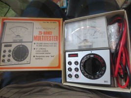 Vintage Micronta Radio Shack 22-202U Multimeter 25-Range Multitester Working - $13.99