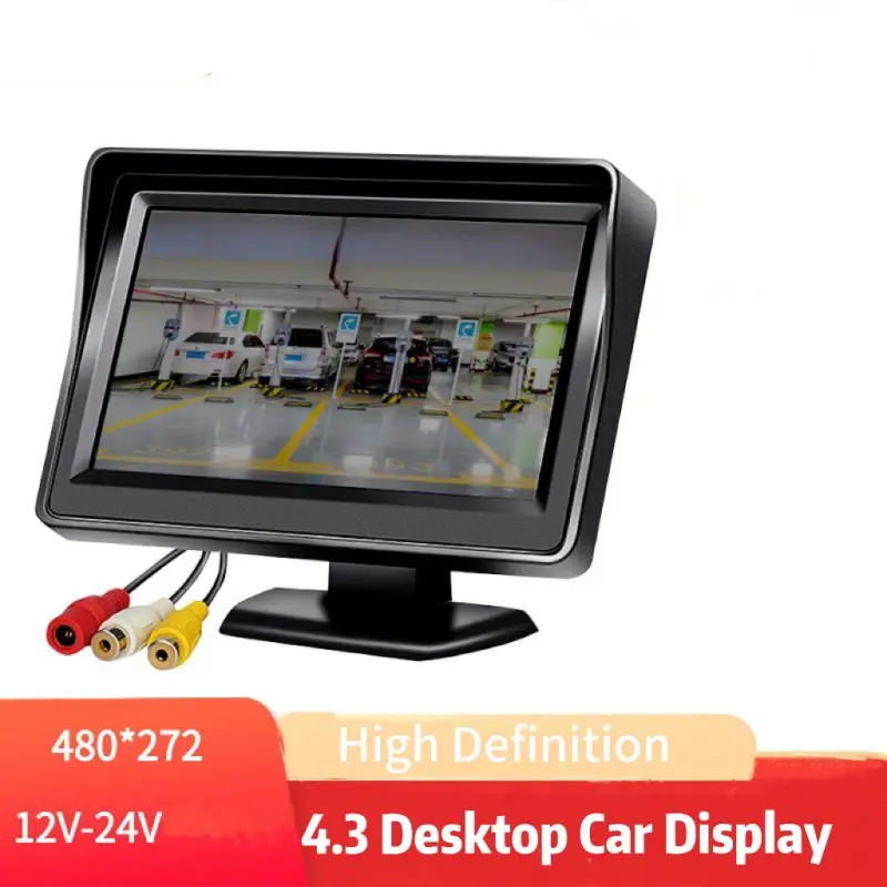 4.3 (16:9) Car Mounted Display Easy Install Desktop High-Definition Reverse - £19.11 GBP