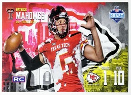 2017 NFL Draft Patrick Mahomes Rookie - Mint - Texas Tech - £1.56 GBP