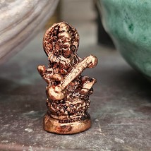 Saraswati Mini Statue Hindu Dashboard Statues Murti Goddess Gift Religion - £5.59 GBP