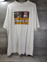 Jesse Jackson T-Shirt 2006 Right to Return A Protected Vote and Reconstr... - £78.22 GBP