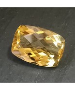 12.77 Cttw., Yellow Beryl Gemstone , Yellow Beryl Cushion , Yellow Beryl... - $957.39 CAD