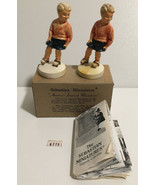 Vtg 1978 Set Sebastian miniatures sidewalk days boy 6229 Prescott W Baston - $44.10