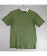 Patagonia Regular Fit Men&#39;s S T-Shirt Green Logo Organic Cotton Outdoor ... - $25.00