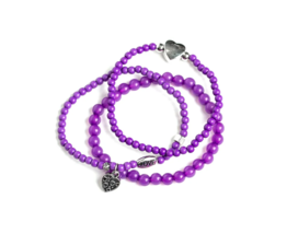 Paparazzi Really Romantic Purple Bracelet - New - £3.59 GBP