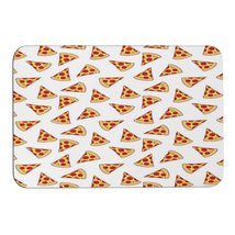 Mondxflaur Pizza Non Slip Bathroom Mat for Shower Quick Dry Diatom Mud Rugs - $18.99