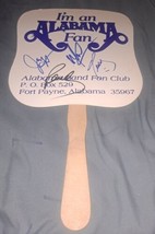 ALABAMA Signed Autograph   Country Music  Fan Club Fan - $37.39